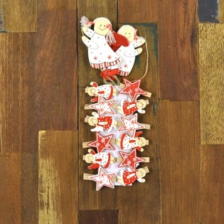 Corde à Linge Décorative de Noël (6 pcs.)
