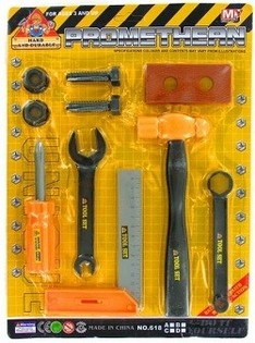 Set d'outils de bricolage pour enfants (6 pi&egrave;ces)