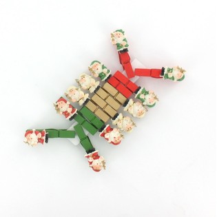 12 PINCES À LINGE PÈRE NOËL (12 pcs.)