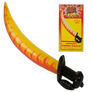 &Eacute;p&eacute;e de pirate gonflable (12 pcs)