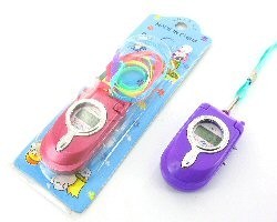 Montre LCD Pendante Forme Téléphone (24 pcs)