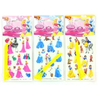 STIKERS D&Eacute;CALCOMANIES PRINCESSES DISNEY (24 pcs.)