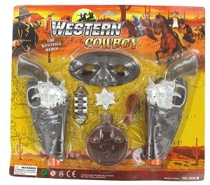 SET DE JEU COW-BOY DU WESTERN (6 pcs.)