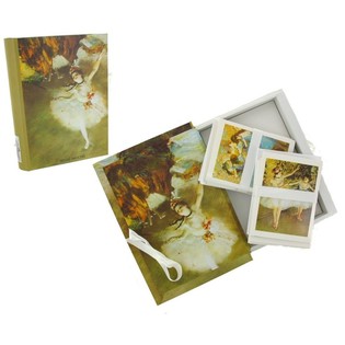 LIVRE DE CARTES - MOD&Egrave;LE DANSEUSES DE DEGAS (1 pce)