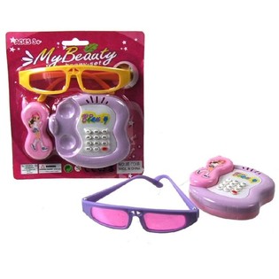 LUNETTES DE SOLEIL ET T&Eacute;L&Eacute;PHONE (6 pcs)