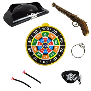 Panoplie de Pirate - Pirates Target (Lot de 6)