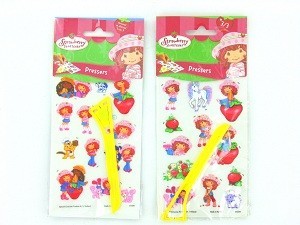 D&eacute;calcomanies / Autocollants transfert Strawberry Shortcake (24 pcs)