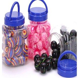 BALLES REBONDISSANTES EN POT (36 pcs)