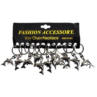 Porte-cl&eacute;s Dauphin en M&eacute;tal (10 pcs)