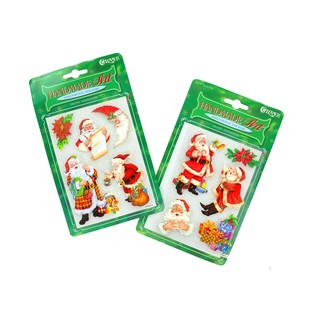 AUTOCOLLANTS DE NOËL 3D (12 pcs.)