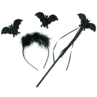 SERRE-T&Ecirc;TE HALLOWEEN AVEC SCEPTRE (12 pcs)