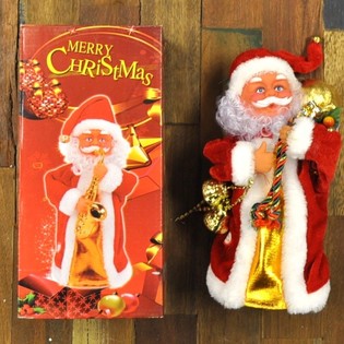 PÈRE NOËL DANSANT (lot de 2)