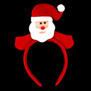 SERRE-TÊTE PÈRE NOËL (10 pcs)