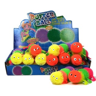 BALLE PUFFER EN FORME DE CHENILLE (12 pcs.)