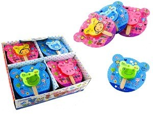 Gommes en Forme de Glace en Pr&eacute;sentoir (24 pcs)