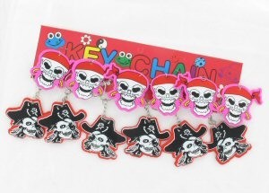 PORTE-CL&Eacute;S PIRATE PAILLET&Eacute; (12 pi&egrave;ces)