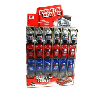 4 Voitures de Police en Tube (24 pcs)