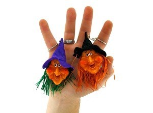 PORTE-CL&Eacute;S GRANDE T&Ecirc;TE DE SORCI&Egrave;RE (12 pcs)