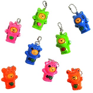 PORTE-CLÉS OURS AVEC VISAGES TOURNANTS (100 pcs)