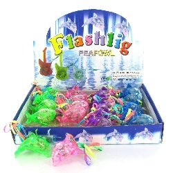 Collier LED Dauphin en Pr&eacute;sentoir (19 pcs)