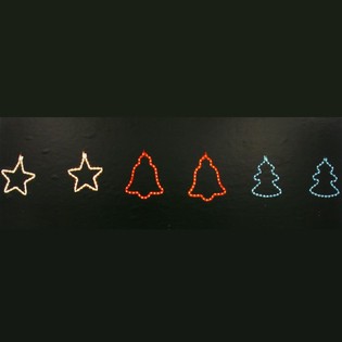 ÉCLAIRAGE DE NOËL À MOTIFS