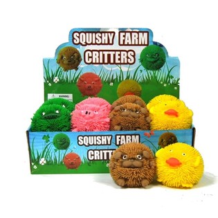 Squishy Animaux de la Ferme Lumineux (12 pcs)