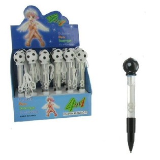 Stylo Bulle de Savon Football Lumineux (24 pcs)