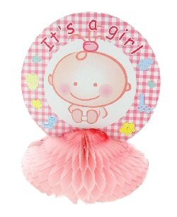 D&eacute;coration de Table Naissance - Rose B&eacute;b&eacute; (12 pcs)