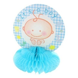 D&Eacute;CORATION DE TABLE NAISSANCE - B&Eacute;B&Eacute; BLEU (8 pcs.)