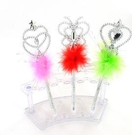 Stylo Baguette Magique avec Peluche (12 pièces)