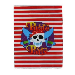 10 Sachets d'Anniversaire - Pirate Party (Lot de 6 sets)