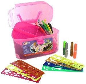 Mallette de Loisirs Cr&eacute;atifs - Stylos Gel