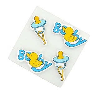AUTOCOLLANTS D&Eacute;CORATIFS - BLEU B&Eacute;B&Eacute; (20 pcs)