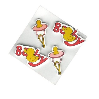 STICKERS D&Eacute;CORATIFS - ROSE B&Eacute;B&Eacute; (20 pcs)