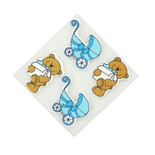Stickers D&eacute;coratifs - Bleu B&eacute;b&eacute; (Lot de 20)