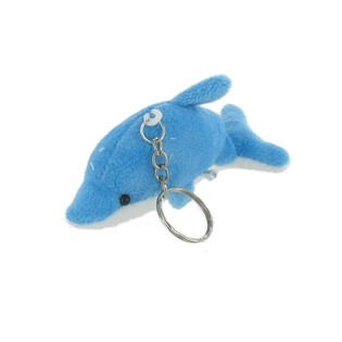 PORTE-CL&Eacute;S DAUPHIN EN PELUCHE AVEC LUMI&Egrave;RE (18 pcs)