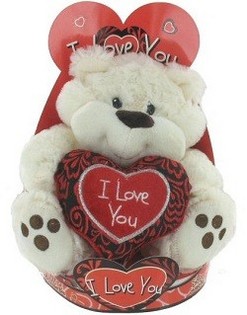 Grand Ours en Peluche 'I Love You' (2 pcs)