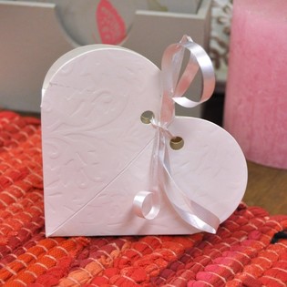 Petit Sac Cadeau C&oelig;ur (12 pcs)