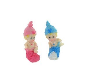 Décoration Bébé dans une Chaussure 7 cm (16 pcs)