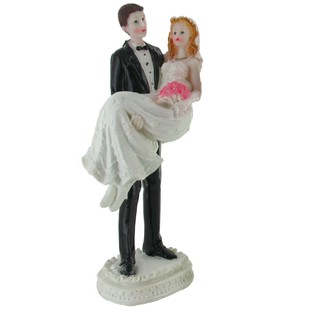 D&Eacute;CORATION COUPLE DE MARI&Eacute;S 24.5 CM