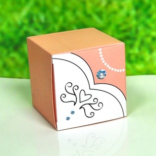 Boîtes Cadeaux Mariage pour Dragées et Friandises - Modèle Femme (12 pcs)