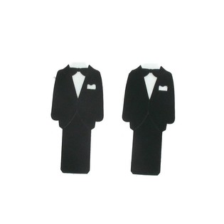 Décoration d'Emballage Smoking (12 pcs)