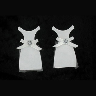 Décoration d'Emballage Robe de Mariée (12 pcs.)