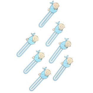Petit Marque-page Bébé - Bleu (12 pcs)