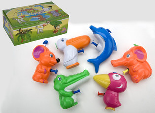 Pistolets &agrave; eau animaux en display (18 pcs.)
