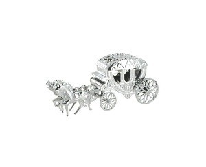 Petit Carrosse de Mariage D&eacute;coratif (12 pcs) - Grossiste D&eacute;co de Mariage