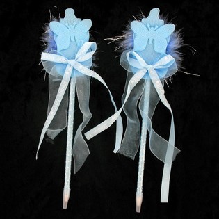 Stylo de Naissance Bleu (12 pièces)