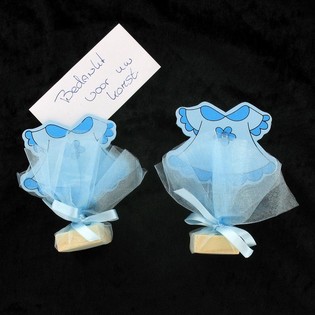 PORTE-PHOTO CLIP - BÉBÉ BLEU (12 pcs)