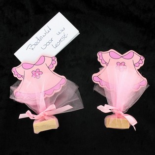 PORTE-PHOTO PINCE - ROSE BÉBÉ (12 pcs)