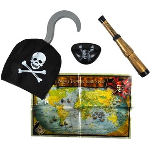 Set de jeu pirate 4 pi&egrave;ces (24 pi&egrave;ces)